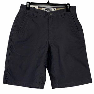 Mountain Khakis Mens Chinos Shorts Gray Flat Front Relaxed Fit Pockets 31 New
